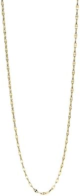 Purelei Collana Stay Classy A Maglia Serpente - Acciaio Inox Placcato Oro, Argento O Oro Rosa, Spessore 6,5mm, Lunghezza Regolabile 40-45 Cm