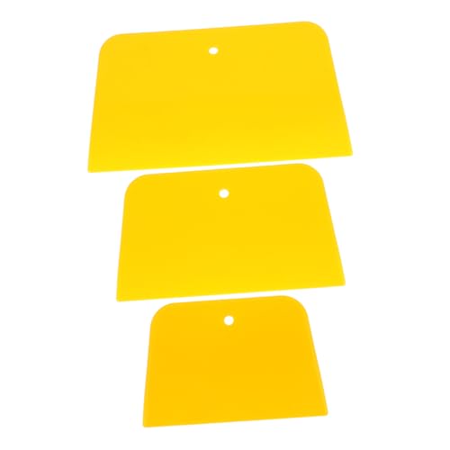 MOLUCKFU Auto Body Paint Spreader Tool 3pcs Scraper for Easy Filler Application