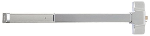 ED1000-R-EO-3-32D Grade1 Exit Only R, Series Rim Panic Device, 32D, Satin Stainless Steel