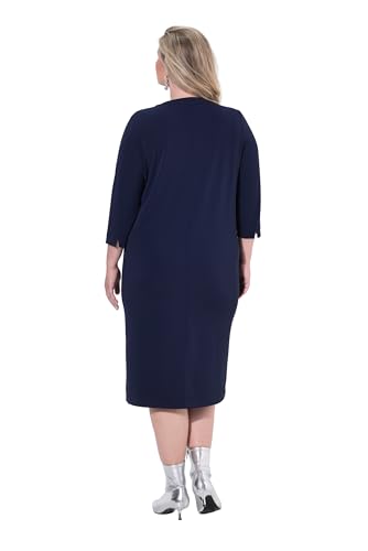 Robe col tunisien manches 3/4 de qualité supérieure et coupe fluide impeccable