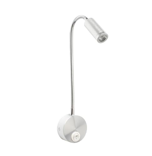 Lampe de chevet LED design noir mat avec liseuse flexible haute précision - 7