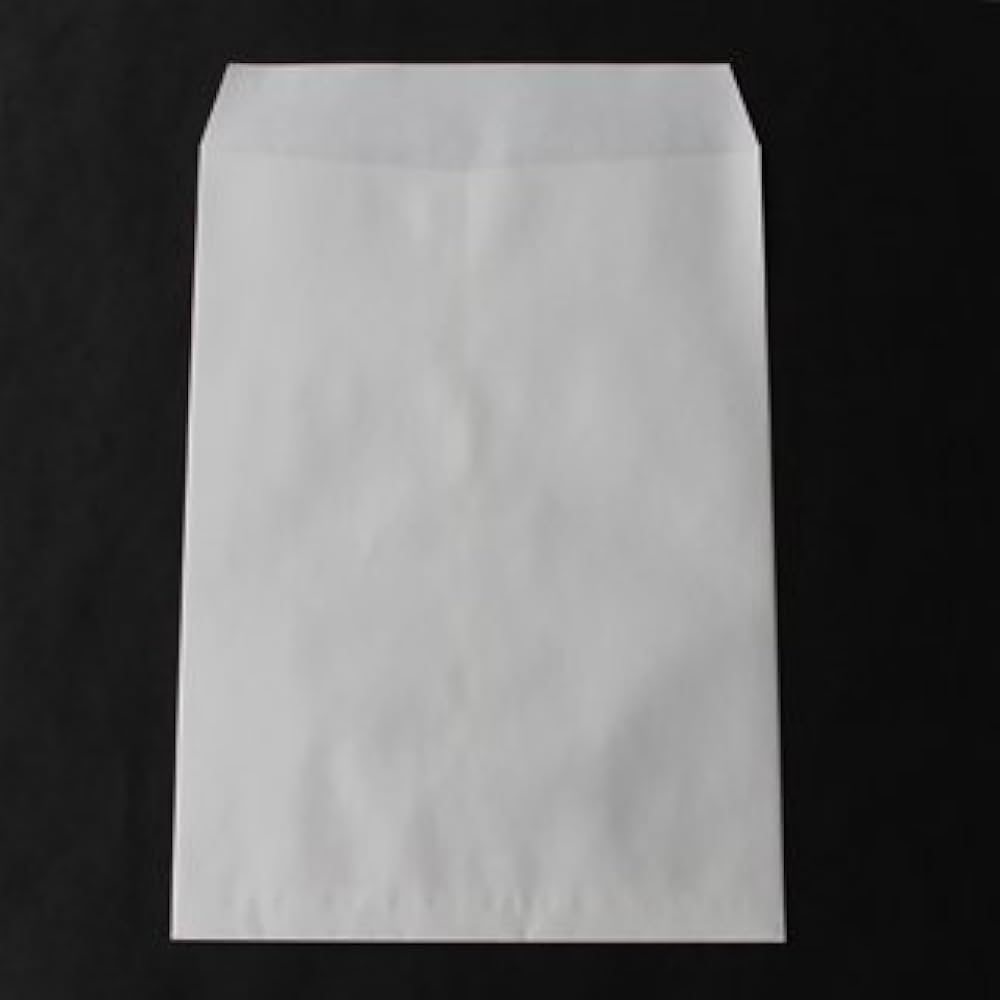 Amazon | 山櫻 封筒 角7 中貼 ホワイトCoC 紙厚80g 〒枠ナシ 100