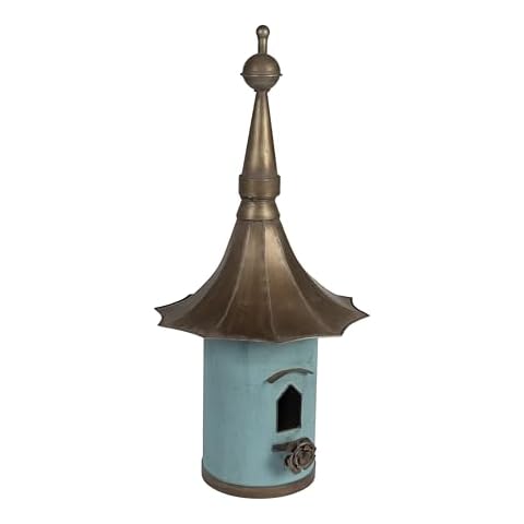 Creative Co-Op Decorative Metal Birdhouse Cover
