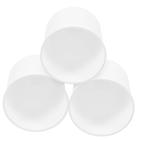 minkissy 3 Piezas Taza con Base para escobilla de baño. Limpieza baño Accesorios baño Cepillo de baño portaescobillas escobilla para Inodoro Vaso de plástico para Cepillo el plastico