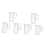 Bouilloire à eau graduée - avec des marquages ​​faciles à lire qui contrastent joliment pour une mesure plus facile et précise, tasse à jus graduée