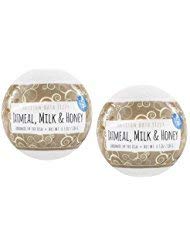 Fizz & Bubble Artisan Bath Fizzy 2 Pack Oatmeal, Milk & Honey 6.5 Oz.