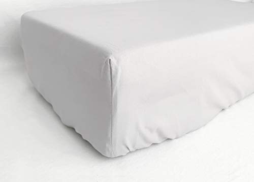 BEUFIRST Sabana Bajera Ajustable Polialgodón, Muy Confortable, Tamaño 180x190, Sin Productos Químicos, Duradera y Elástico Total Resistente (Blanca)