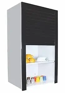 DBR Imported PVC Modular Kitchen Rolling Shutter (600x1320, Medium, Black)