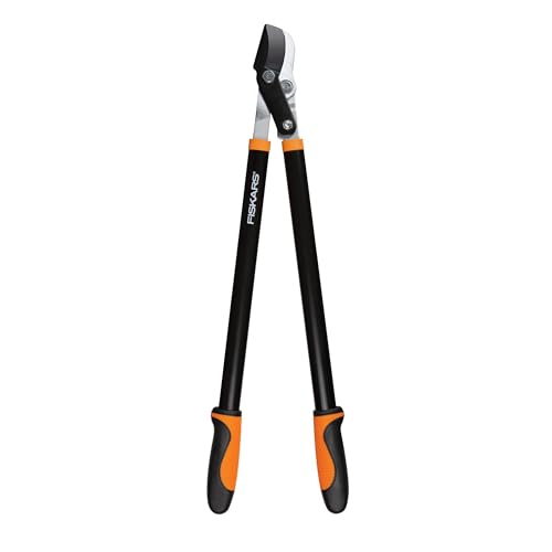 Fiskars 28-Inch Power-Lever Garden Bypass Lopper and Tree Trimmer, Sharp Precision-Ground Steel Blade for Cutting Branches up to 1.75-Inch Diameter