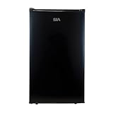 SIA LFS01BL-AMZ1 Black Under Counter Fridge, 91L Capacity, 48cm Wide, Freestanding Larder, E Rated, 2 Years Parts and Labour Guarantee - Image 2