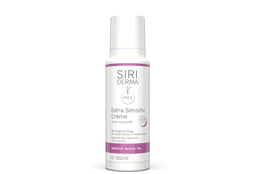 siriderma piel crema extra de Sensitiv sin aroma 150 ml – basische piel cuidado