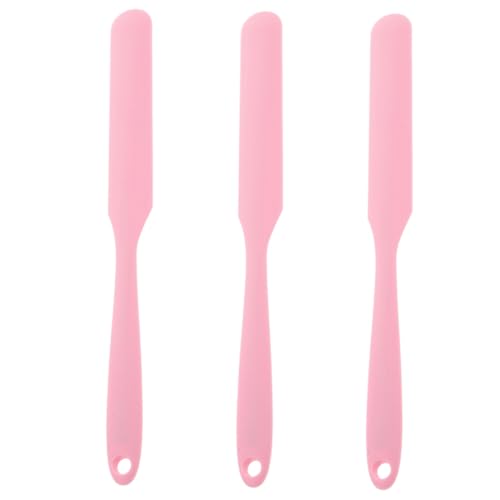 VALICLUD Waxing Accessories Set 3pcs Non-stick Silicone Waxing Sticks Hair Removal Tool Hard Wax Applicator for Women