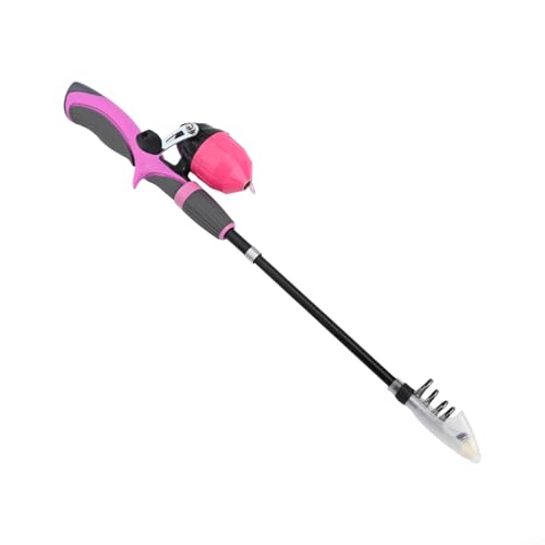 BlissfulAbode Kinder-Angelruten-Set, tragbar, Teleskop-Angelruten für Kinder, Abenteuer in Kindergröße, ergonomisch gearbeitetes Angelset, fördert die Familienzeit draußen (Rosa) BlissfulAbode Kinder-Angelruten-Set, tragbar, Teleskop-Angelruten für Kinder, Abenteuer in Kindergröße, ergonomisch gearbeitetes Angelset, fördert die Familienzeit draußen (Rosa)