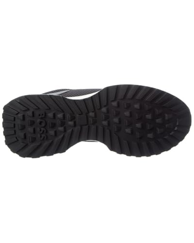 Image of BOSS Men's Big Logo Mesh Mix Lace Up Sneaker