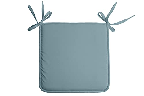 Lovely Casa - Cojín de Silla - Tamaño 38 x 38 cm - 100% poliéster - Color Ecume - Modelo Nelson Cómodo y Elegante - Fácil de Limpiar Cover