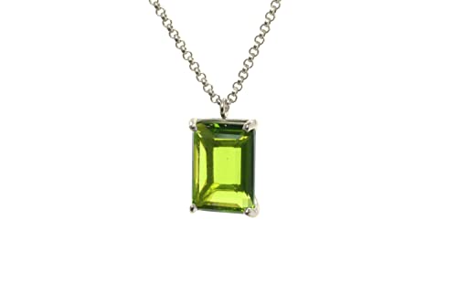 Collier de péridot fait main et sur mesure pour femme