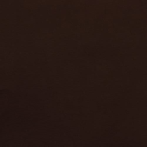 KIYOHARA 無地 生地 オックス 綿 約110cm幅X1mカット col.BR2 茶 入園入学セットのレシピ付き TY-24 手芸 ハンドメイド用品