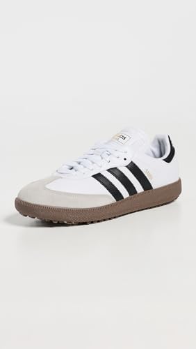 adidas SAMBA GOLF　26cm adidas Tênis de golfe masculino Samba Spikeless, Ftwr Branco/Core