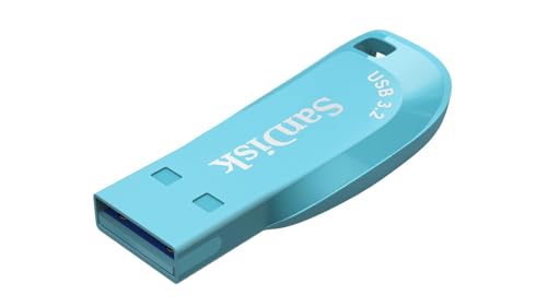 Image of SANDISK Ultra Shift 128GB, USB 3.2 Gen 1, Flash Drive, 100MB /s R, Pendrive, Bachelor Button (SDCZ410-128G-I35BB)