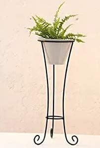 TRUST STORE® Flower Pot Stand/Black Holder Planter Stand/Balcony Pot Stand/Garden Pot Stand (Without Pot Set of 1) (B0CTYNNXW2) Amazon Price History, Amazon Price Tracker