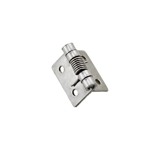 304 Stainless Steel Spring Hinge Industrial Automation Equipment Cabinet Automatic Reset 1Pcs(25x32 Buffed)