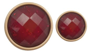 Ani accessories Pack of 16 8 Big and 8 Small Enamel Epoxy Resin with Golden Flakes Metal Button for Coat Blazer Suit, Sherwani and Indian Dresses Sports Coat Size (30L & 34L) (Red)-picture-36