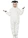 Smiffys-21788S Disfraz de Oveja y con Mono con Capucha, Color Blanco y...