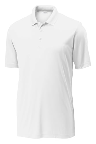 SPORT-TEK Unisex PosiCharge Competitor Polo camiseta casual de manga corta con cuello, ajuste atlético para hombre y mujer, verano miniatura 3
