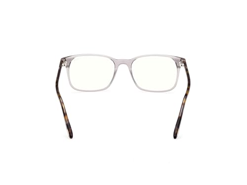 Image of Eyeglasses Tom Ford FT 5831 -B 020 Shiny Transparent Grey, incht inch Logo /Blue Block