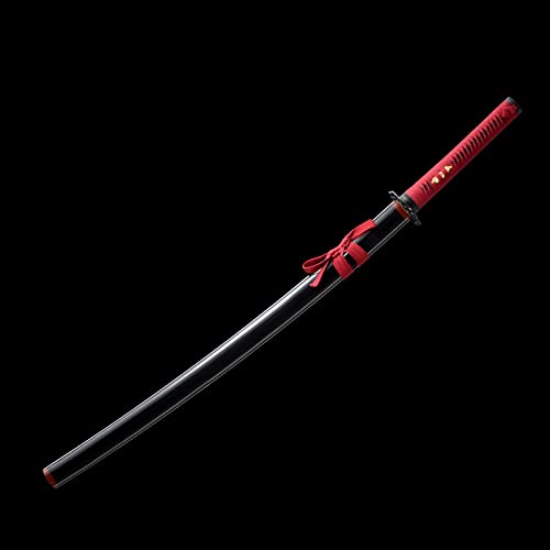 Oyz Handmade Samurai Sword 1060 High Carbon Steel Real Steel Swords Samurai Swords Full Tang thumb #7