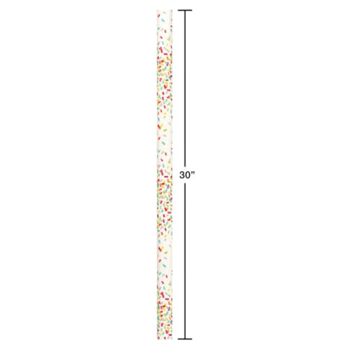 Papier cadeau réversible de qualité supérieure American Greetings, 4 rouleaux robustes 10 m²