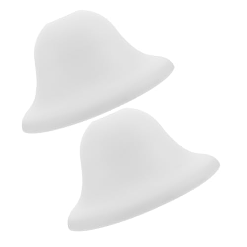 jojofuny Lot De 2 Abat-jours En Plastique Pour Ventilateur De Plafond Forme Champignon Pour Lampadaire Led Remplacement Forme Ronde Trou Central De 42 Mm