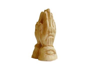 Olive Wood Praying Hands. (4.5"H)