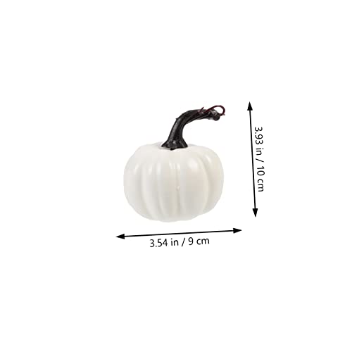 Decoración de Halloween duradera usando calabazas de espuma que no se pudren 3