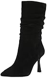 Steve Madden Women's Jessamy Fashion Boot, Black Suede, 8.5