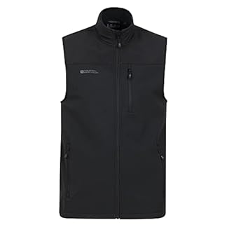 Mountain Warehouse Grasmere Mens Gilet Lightweight Body Warmer Water Resistant Outdoor Jacket Breathable Running Vest Gilet Pockets for Cycling Hiking