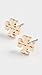 Tory Burch Women's Kira 8mm Stud Earrings, Tory Gold, One Size