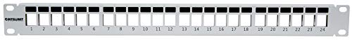 Intellinet 720793 modulär patchpanel utan frukt 24 platser grå