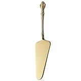 Toyvian Edelstahlschaufel für Kuchen und Pizza mit Praktischem Griff 8.3 Zoll Tortenspatel für...