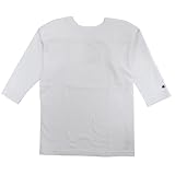 [チャンピオン] Tシャツ 5分袖 半袖 フットボール T1011 3/4 SLEEVE FOOTBALL T-SHIRT メンズ C5-P405 ホワイト XL