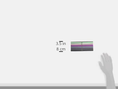 Miniatura 3 de Under Armour Mini diademas para niñas paquete de 6 410 azul marino medianoche acero templado peltre metálico talla única