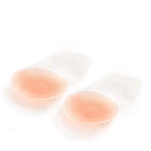 NALIA Silicone Reusable Breast Lift Nipple Cover Pasties for Women (Round)