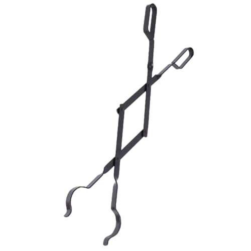 CANIGHT Pinzas Para Leña De Exterior, Pinzas Para Leña, Pinzas Plegables Para Chimenea, Pinzas Para Leña, Pinzas Metálicas Para Chimenea, Pinzas Plegables Para Leña, Pinzas Plegables Para
