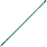 SPARTA Fiberglass Broomstick Replacement Broom Handle with Acme Threaded Tip for Industrial Cleaning Tools, Fiberglass, 60 Inches, Green