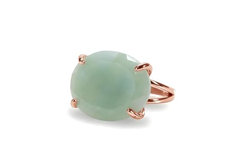 Bague Aigue-Marine en or rose pour sublimer vos tenues de soirée
