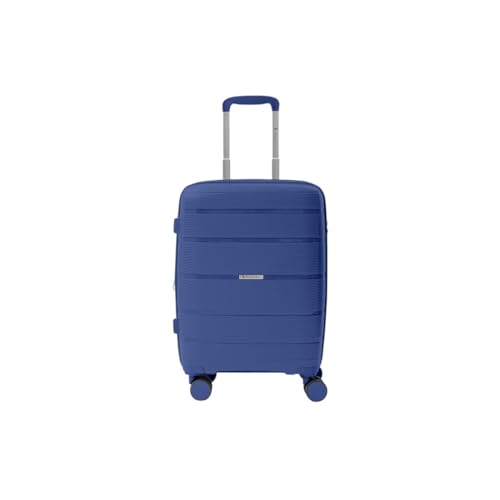 R RONCATO Trolley AVIATOR fabricado en polipropileno, turquesa, S, Maleta rígida, fabricada en polipropileno, expandible, 4 ruedas giratorias