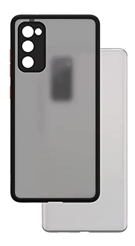 Capa Capinha Case Premium Preta Translúcida com Proteção de Câmera Galaxy S20 Fe - (C7COMPANY)