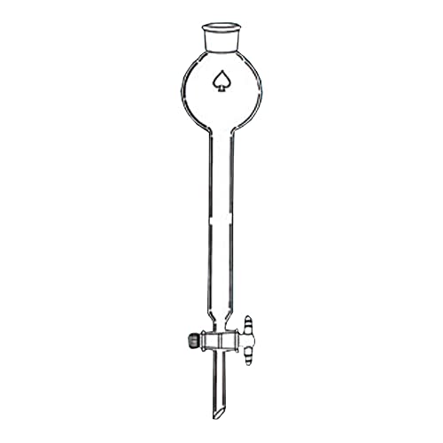 Colonne chromatographique en verre de haute précision 30cm bouchon n3