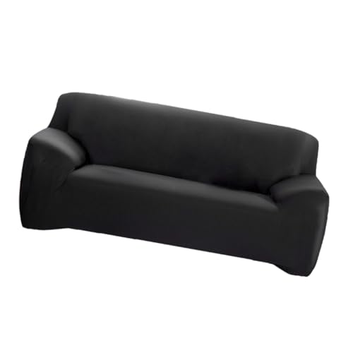 Housse de canapé antidérapant DOITOOL protection extensible solide noire