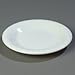 Carlisle Salad Plate, 7-1/2" dia., round, melamine, wide rim, dishwasher safe, Durus?, white, NSF, 4301602